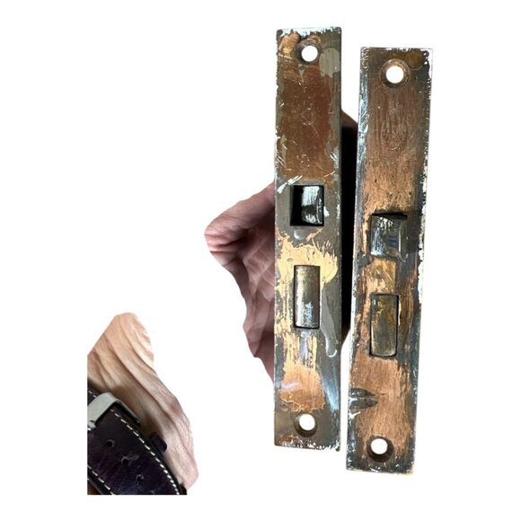 Two Victorian Door Latches‎ - Picture 1 of 5